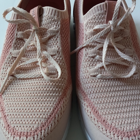 Cole Haan Zero Grand Women's sz 8 8B pink woven sneakers athletic shoes - Picture 2 of 7